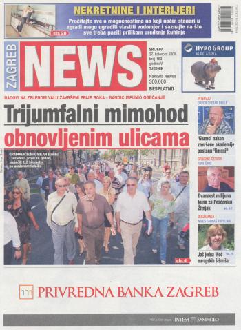 Milan Bandić na završetku radova na zelenom valu News